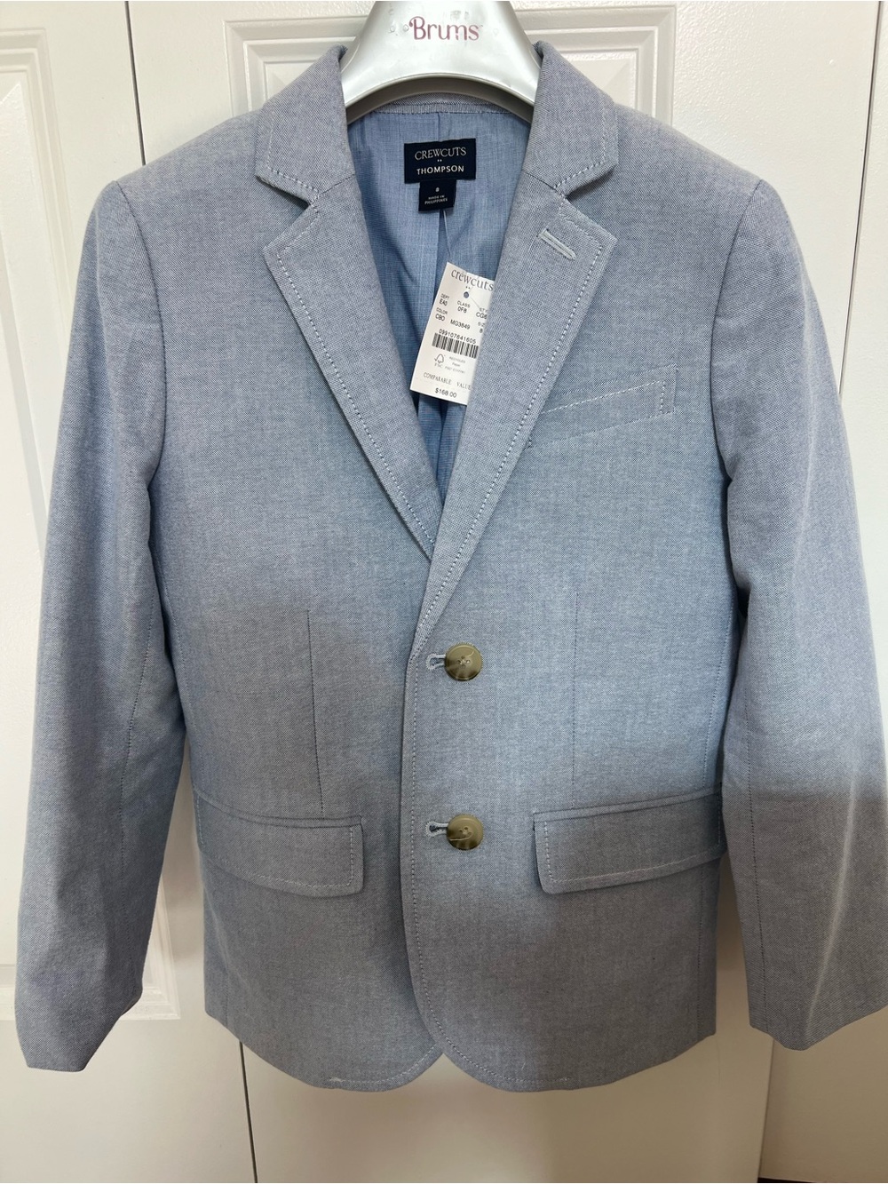 Crewcuts Light Blue Boys' Blazer Jacket